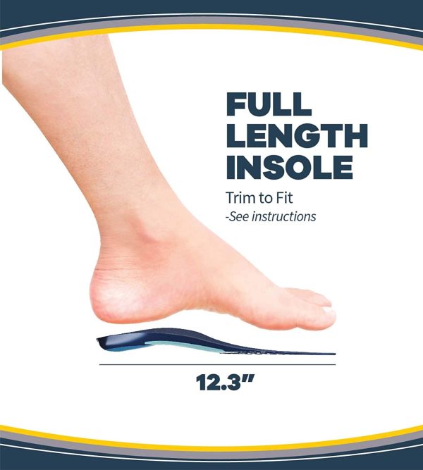 Dr. Scholl??s Pain Relief Orthotics for Plantar Fasciitis for Men, 1 Pair, Size 8-13 - Image 5