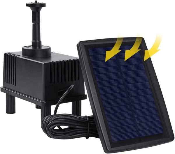 OCGIG Solar Power Fountain 180L/H Pump Pool Fish Garden Pond Watering Submersible Tool - Image 6