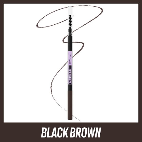 Maybelline Brow Ultra Slim Eyebrow Pencil, Black Brown - Image 8