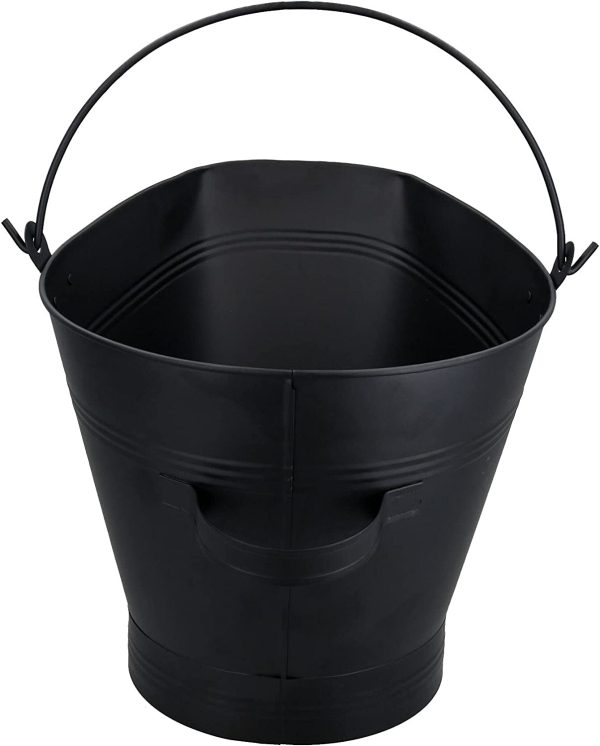 Fireplace Waterloo Style Black Coal Log Burner Scuttle Bucket Wide Mouth Fire - Image 5