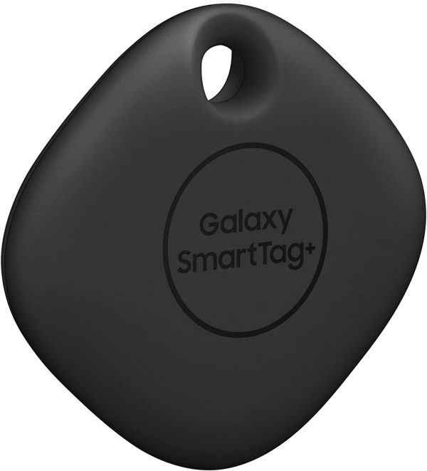 Samsung Galaxy SmartTag+ Plus, 1 Pack, Bluetooth Smart Home Accessory, Attachment to Locate Lost Items, Pair with Phones  or Higher (Black)