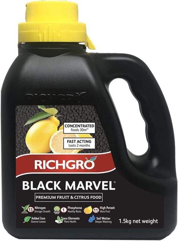 Richgro FRI0123 Black Marvel Premium Fruit and Citrus Food Fertiliser