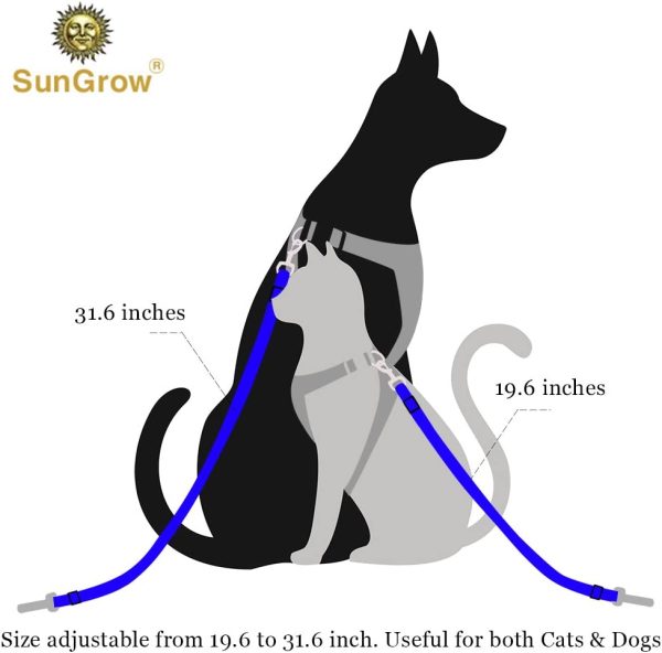 SunGrow Car Seat Belts for Dogs and Cats, Adjustable from 19-inches to 31-inches, Nylon Belt, Support All Cars, 2 Belts per Pack - Image 5