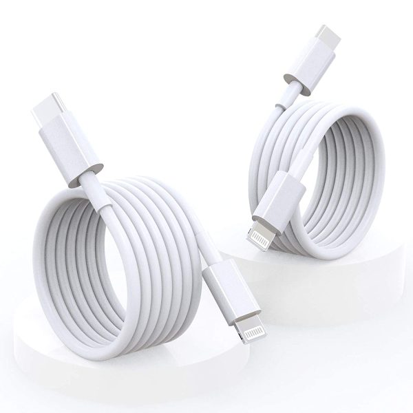 USB C to Lightning Cable, HARIBOL iPhone 12 Fast Charger Cable, 2Pack 2M ??MFi Certified?? Type C to Lightning Cable Compatible with iPhone 13/12/12pro/11/11 Pro/X/XS/XR/SE/AirPods Pro/iPad-White - Image 7