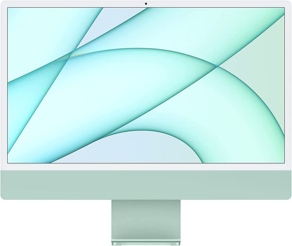 New Apple iMac (24-inch, Apple M1 chip with 8?core CPU and 7?core GPU, 8GB RAM, 256GB) - Green - Image 2