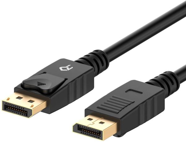 Rankie DisplayPort to DisplayPort Cable, DP to DP, 4K Resolution, 6 Feet, Black