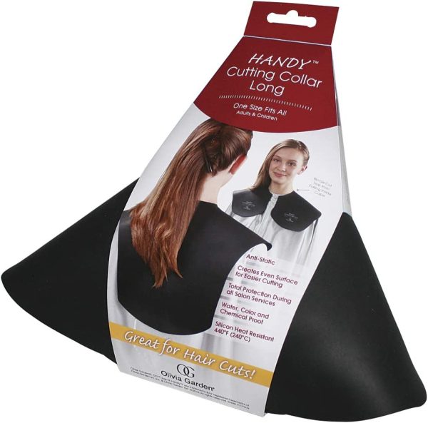 Olivia Garden Handy? Cutting Collar, Long - Blocks Hair from Falling Inside Cape, Even Surface for Easier Cutting - Image 2