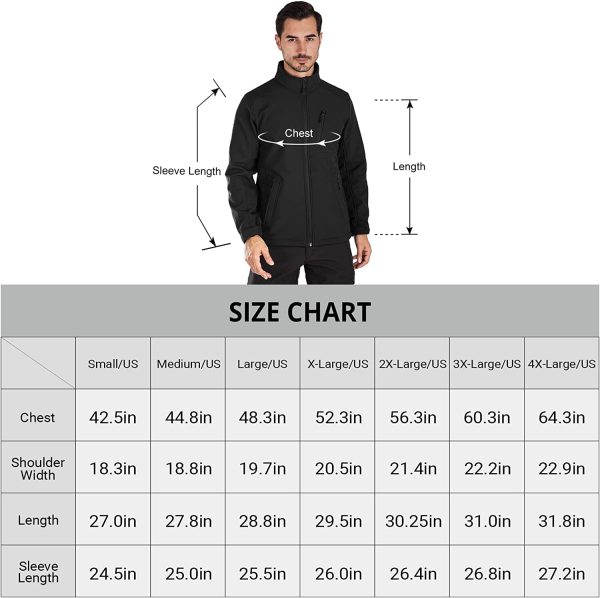 FREE SOLDIER Men's Jackets Outdoor Waterproof Softshell Hooded Tactical Jacket - Image 3