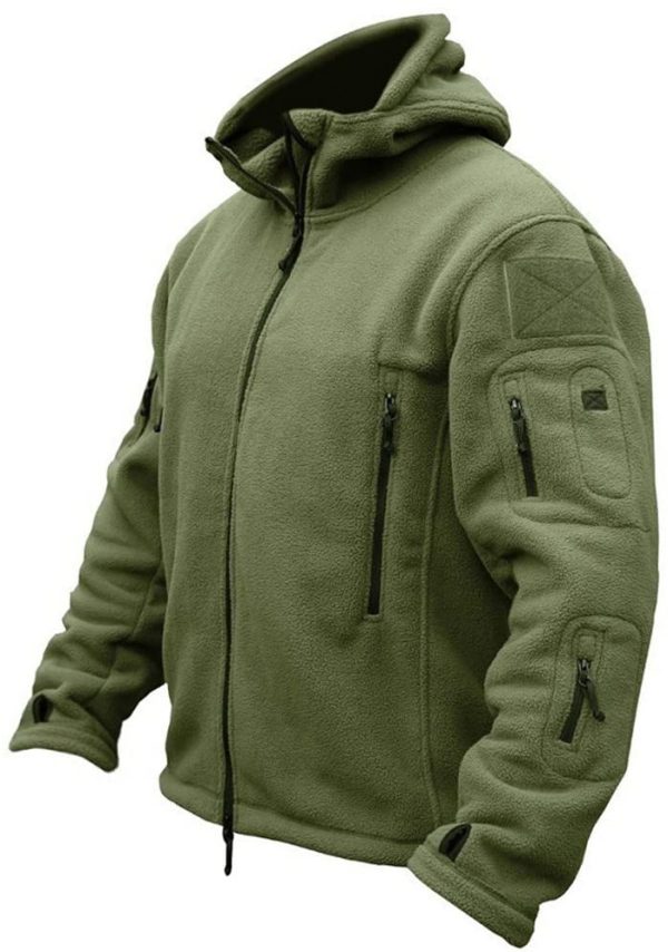 ReFire Gear Men's Warm Military Tactical Sport Fleece Hoodie Jacket - Image 2