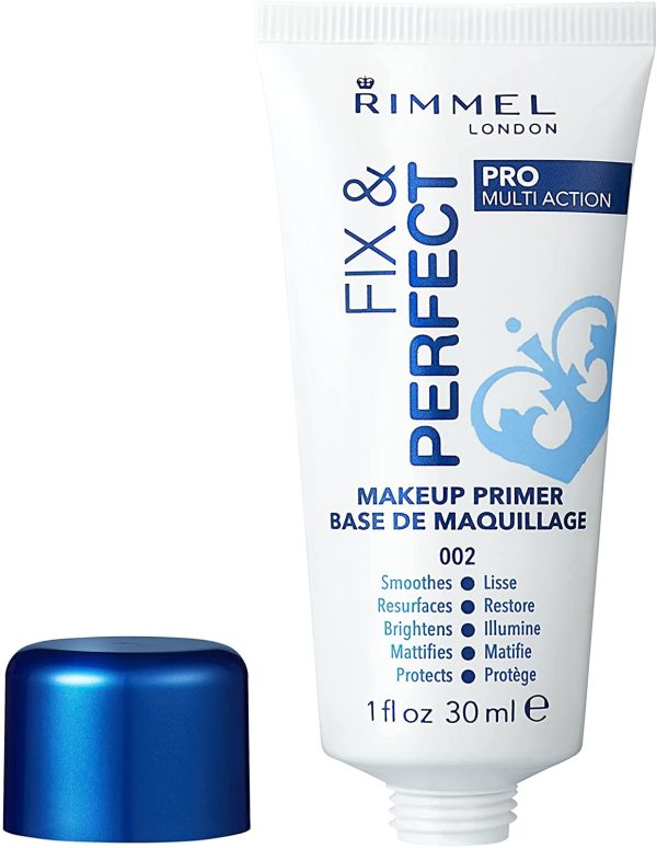 Rimmel London Fix and Perfect Pro Primer, Transparent, 30ml