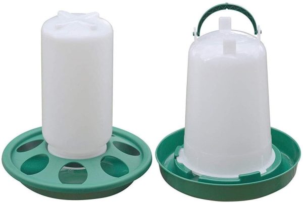 RentACoop Chick Feeder Waterer Kit (1.5 L Waterer 1L Feeder Kit)