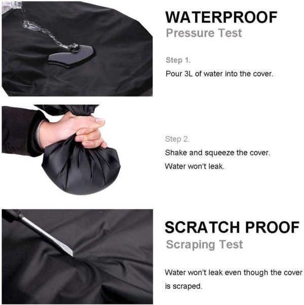 Waterproof Backpack Rain Cover Ultralight Portable Non-Slip Rainproof Dustproof Bag Pack Covers for Hiking Camping Outdoor Traveling Climbing Cycling Biking Accessories 30-40L - Image 6