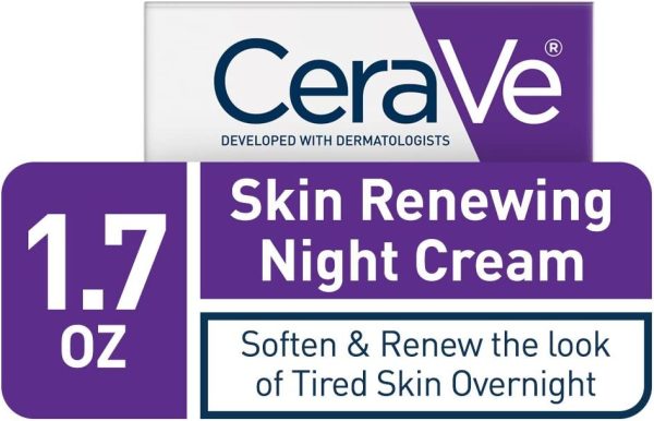 CeraVe Renewing System, Skin Renewing Night Cream, 1.7 Ounce