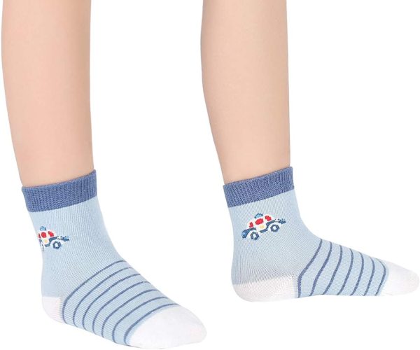 Cotton Baby Boy Socks, 9 Pairs Cute Socks for Baby Boys Cotton Coming