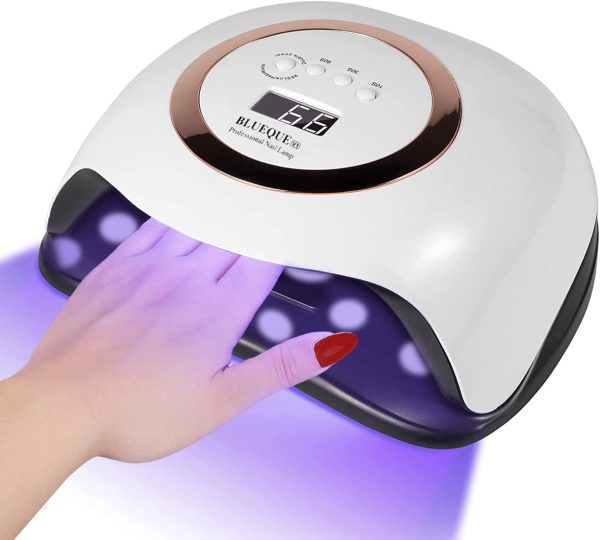 DAWNTREES Professional UV LED Nail Lamp,Polish Nail Dryer, with 4 Timer Settings, Automatic Sensor and LCD Display, Gel Curing Lamp, Gel Polishing Lamp - Image 8