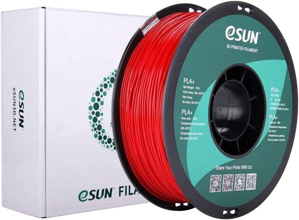 PLA+ 3D Printing Filament PLA PRO Plus Spool 1.75mm 1KG Dimensional Accuracy +/- 0.05mm for 3D Printers,Fire Engine Red - Image 2