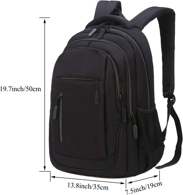 Vaupan Business Travel Laptop Backpack, Water Resistant College School Computer Bag Gifts with USB Charging Port for Men & Women Fits 15.6 Inch Notebook - Image 6