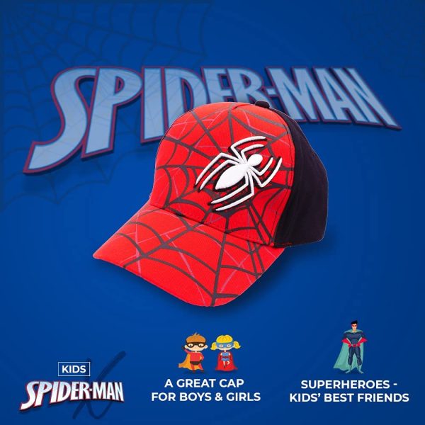 Spider-Man Little Boys Toddler Baseball Hat Cap - Image 2