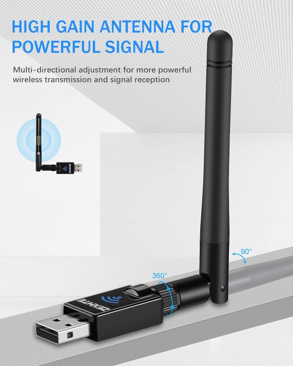 Long Range USB Bluetooth 5.0 Adapter for PC USB Bluetooth Adapter Wireless Audio Dongle for Headphones Speakers, 328FT / 100M,5.0 Bluetooth Transmitter Receiver for Windows 10/8 / 8.1/7 - Image 7