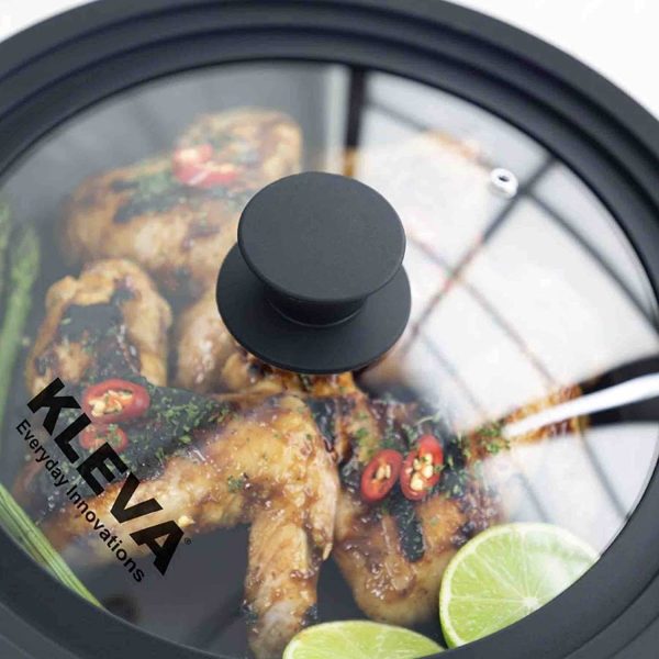 Universal Perfect Pro Pan Lid - Fits Any Size Pan 24-28cm! - Image 4