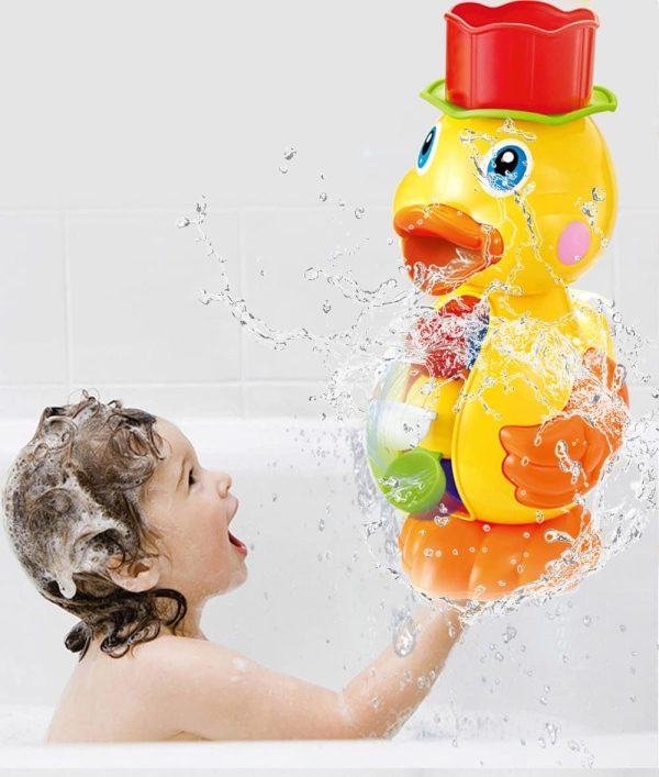 Konig Kids Water Spray Duck Bath Toy Set Bathtub Toy for Toddlers