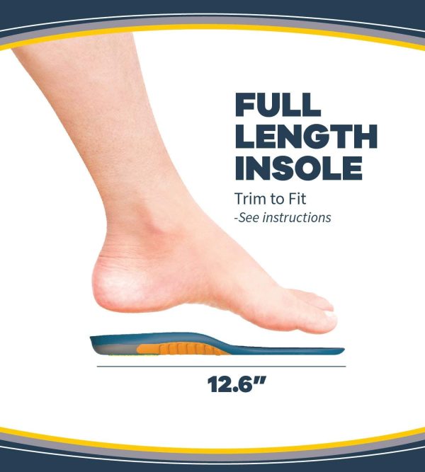 Dr. Scholl's HEAVY DUTY SUPPORT Pain Relief Orthotics (Men's 8-14) // Designed for Men over 200lbs - Image 4