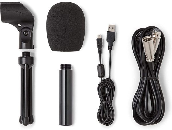 Samson Q2U Dynamic USB Microphone - USB/XLR Recording and Podcasting Pack - 16-bit, 44.1kHz/48kHz - Plug-and-Play - Ideal for Podcasting, Live Sound and Music Recording Applications (Silver) - Image 6