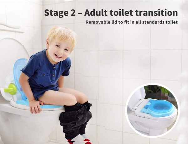 Bopeep Kids Potty Trainer Seat Safety Toilet Training Toddler Children Non Slip - Image 3