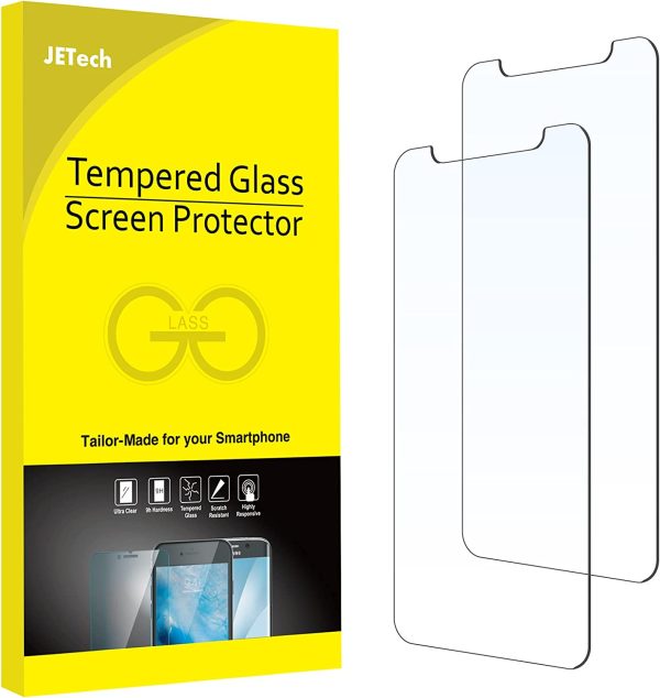 JETech Screen Protector for iPhone 11 Pro, iPhone Xs and iPhone X 5.8-Inch, Tempered Glass Film, 2-Pack - Image 2