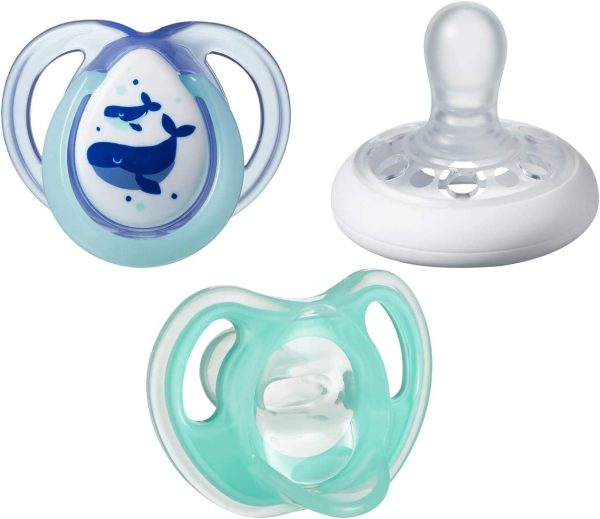 Tommee Tippee Baby Soother Mixed Trial 3 Pack, 0-6 mths