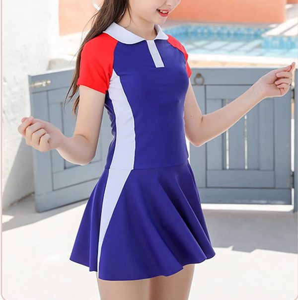 FEESHOW Girls Tennis Dress with Underpants Kids Sport Dress Junior Netball Dress Golf Dress Sportswear - Image 6