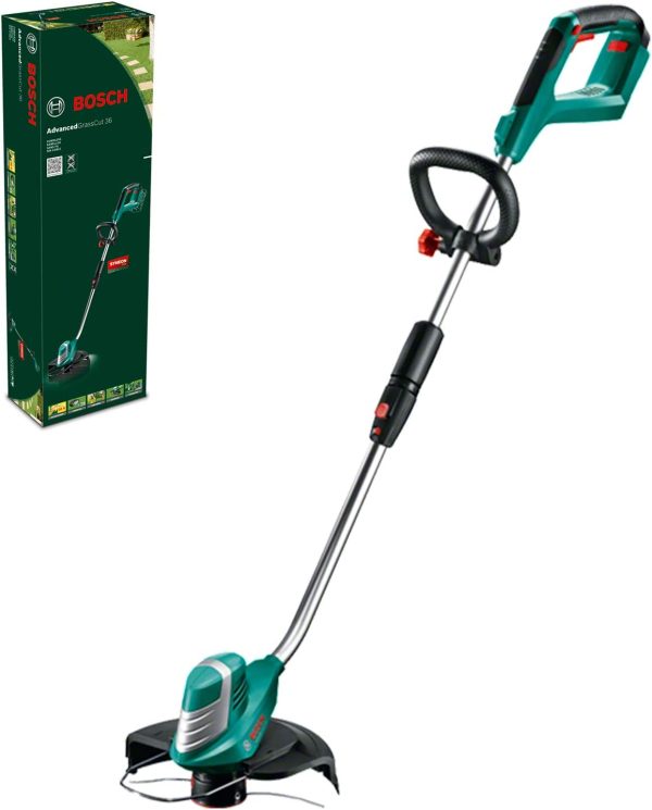 Bosch Cordless Line Trimmer Advanced Grass Cut 36 (Without Battery, 30 cm Cutting Diameter, 36 Volt System, in Box) - Image 4