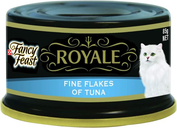 Fancy Feast Adult Royale Fine Flakes of Tuna Wet Cat Food (24 x 85g) - Image 7