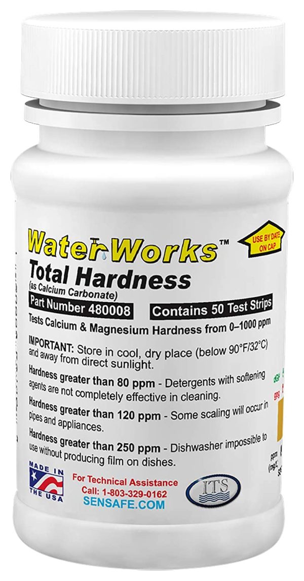 Waterworks Total Hardness Water Test Strips (50 strips)