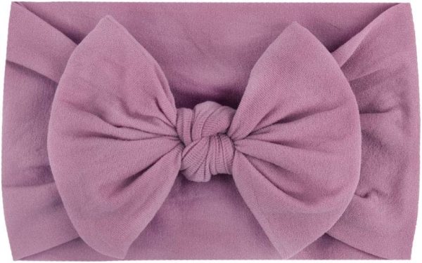 LERTREE 6 Pack Baby Solid Knot Headband Baby Girls Toddler Bow Head Band Infant Headwraps - Image 6