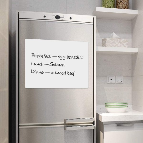 Dry Erase Board Sheet Fridge Magnetic Soft Whiteboard for Refrigerator, Home, Office, School (304 X 228 MM) - Image 5