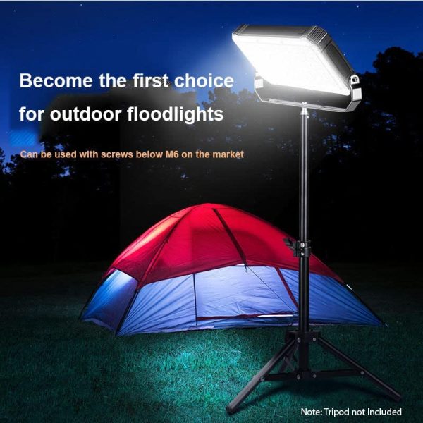 Ultra Bright Rechargeable LED Camping / Work / Flood Light IP66 Built-in Torch and Wireless Phone Charging - Image 2