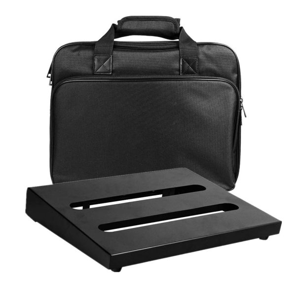 SOYAN M-14 Guitar Pedal Board 13.8?? x 10.6?? with Carrying Bag, Self Adhesive Hook & Loop Tapes Included - Image 3