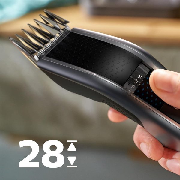 Philips Washable Hair Clipper Series 5000 With 28 Length Settings (0.5-28mm) and 90 Min Cordless Use/1hr Charge, HC5630/15 - Image 7