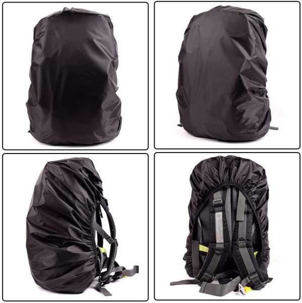 Waterproof Backpack Rain Cover Ultralight Portable Non-Slip Rainproof Dustproof Bag Pack Covers for Hiking Camping Outdoor Traveling Climbing Cycling Biking Accessories 30-40L - Image 2