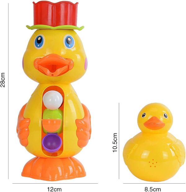 Konig Kids Water Spray Duck Bath Toy Set Bathtub Toy for Toddlers - Image 8