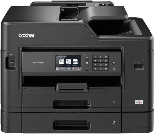 Brother MFC-J5730DW A3 Colour Inkjet Multi-Function Centre, Wireless/USB/Network, Printer/Scanner/Copier/Fax Machine, 2 Sided Printing, 2 Paper Trays, A4/A3 Print Capability, Business Printer - Image 6