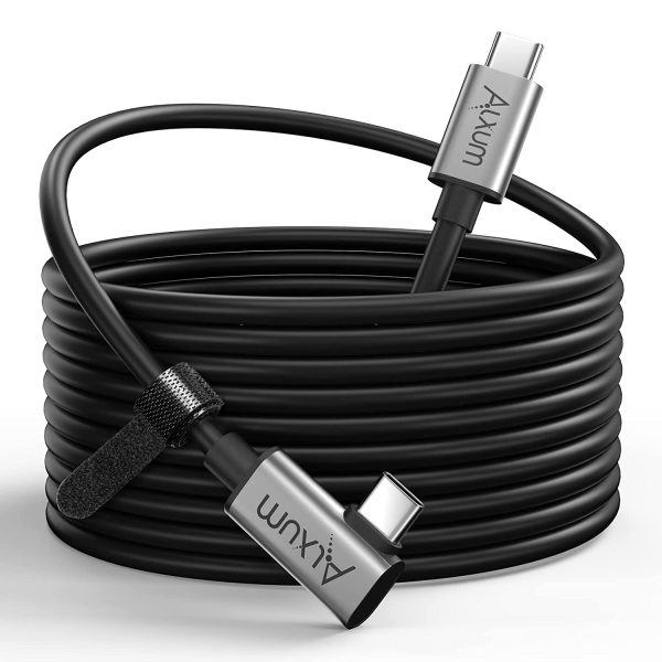 Oculus Link Cable 16FT(5m), Alxum Oculus Quest 2 Link Cable, USB C to C VR Link Cable for PC, High Speed Data Transfer & Charger Cord, Quest Link Cable for Oculus Quest 2/Quest 1 /Rift S/VR Headset - Image 3