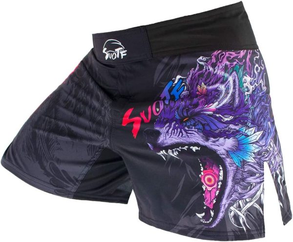 SUOTF MMA Shorts for Men Fight Shorts Men BJJ Boxing Trunks for Men Grappling - Image 3