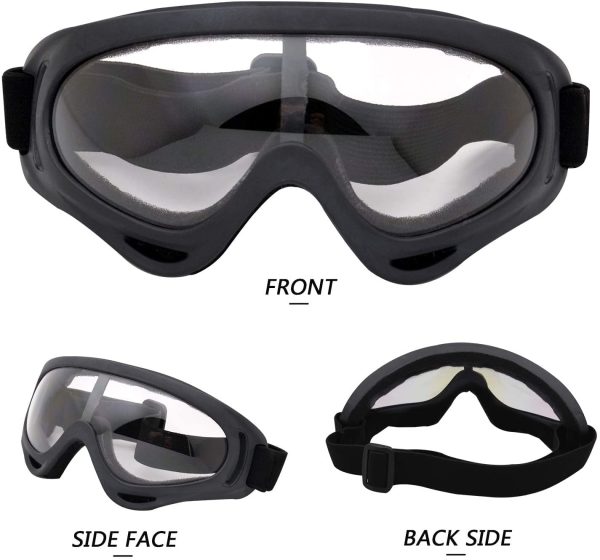 SFMAI Ski Goggles, pack of 4 - Motorcycle Snowboard Goggles, Military Combat Tactics - Image 3