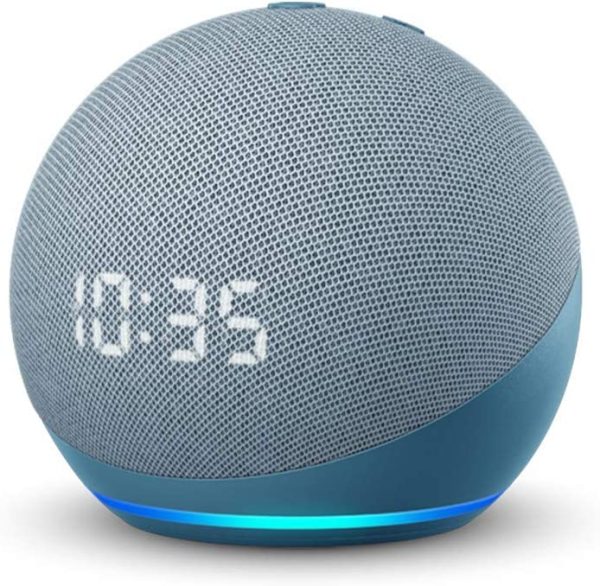 Echo Dot (4th Gen) | Smart speaker with clock and Alexa | Twilight Blue - Image 6