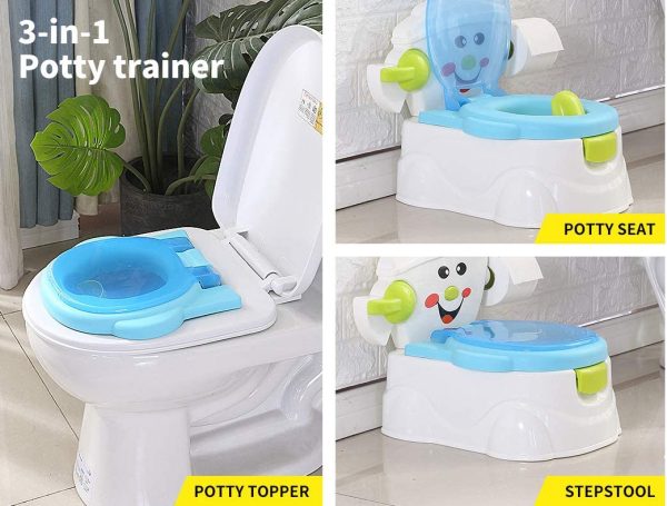 Bopeep Kids Potty Trainer Seat Safety Toilet Training Toddler Children Non Slip - Image 7