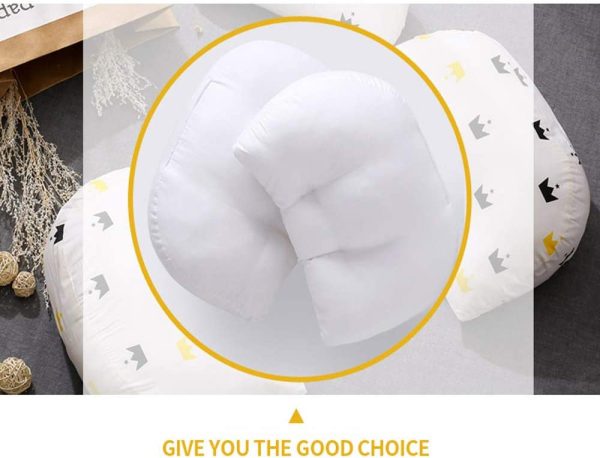 U-Shaped Pregnancy Pillow for Pregnant Women,Side Sleeper Maternity Pillows Support for Back, Hips, Legs,Maternity Pillow with Detachable and Adjustable Cotton Cover - Image 8