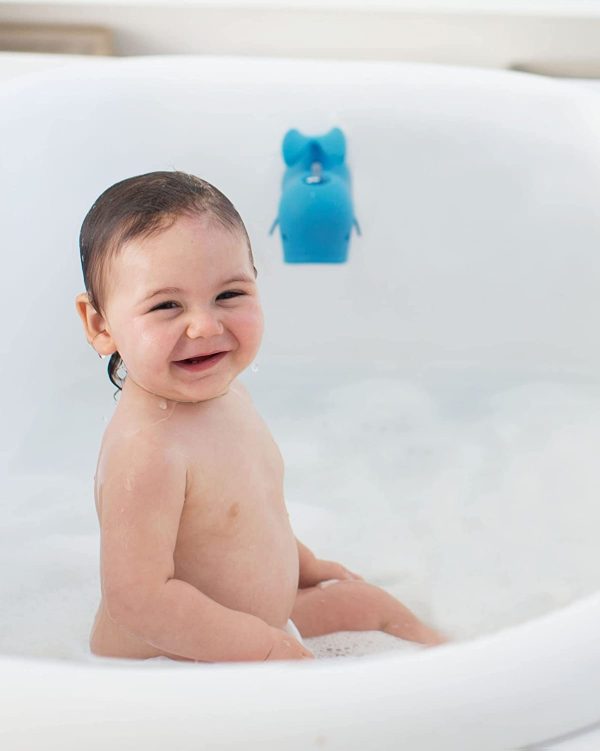 Skip Hop Moby Bath Spout Cover Universal Fit, Blue - Image 3