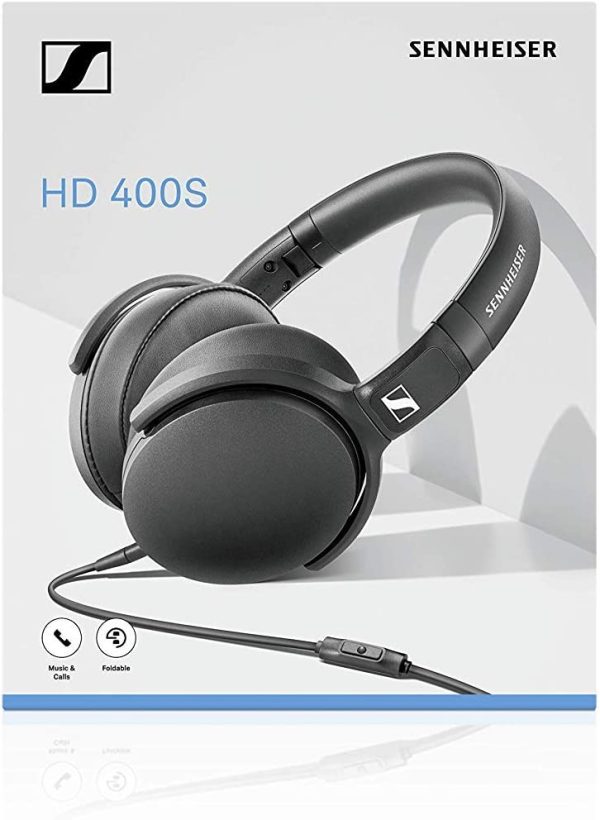 Over Ear Headphones HD 400S, Black - Image 4